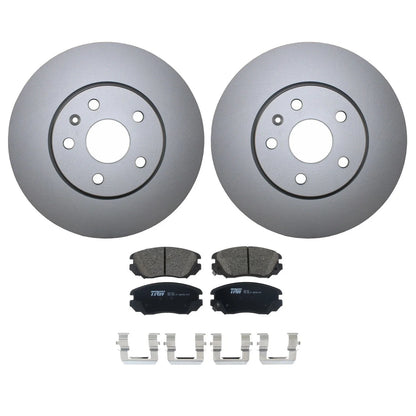 Front Brake Kit with 321mm Disc Rotors & TRW Pro Ceramic Pads for Buick Chevrolet GMC