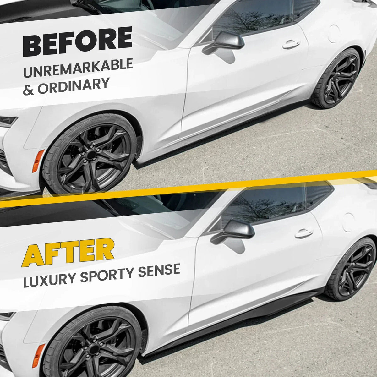 ZL1 Style Side Skirts for Chevy Camaro RS SS LT LS (2016–2023)