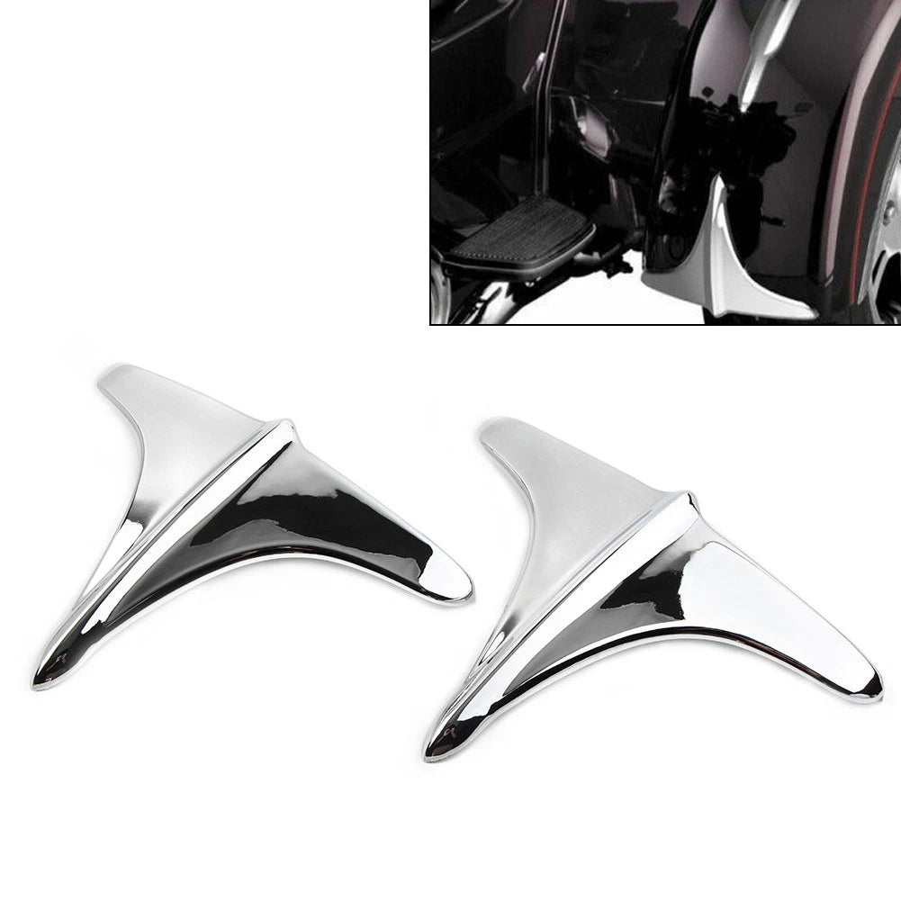 Chrome Rear Fender Accents for Harley Touring (2009–2017)