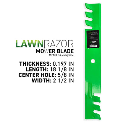 9 Pack LawnRAZOR Blade for Ariens Zoom XL 2552 Pro-Master 252Z (105-7779, 71440001)