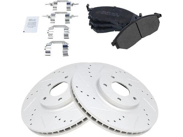 Brake Pad and Rotor Kit for Infiniti QX70 (2014–2017) 34596QBFP