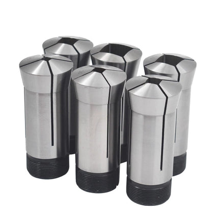 6 Pcs 5C Square Collets Set for Precision Machining (1/4, 5/16, 3/8, 1/2, 5/8, 3/4)