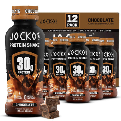 Pack of 12 Grass Fed Protein Shakes (30g) - No Added Sugar