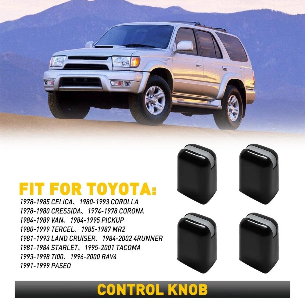 4X AC Heater Control Knob for Toyota 4Runner (1984–2002) Tacoma (1995–2001)