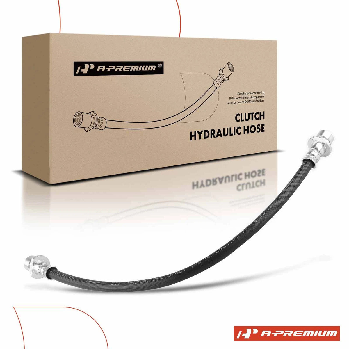 1x Clutch Hydraulic Hose Line for Honda Civic (1999–2000) 46961S04A50, 2209003, H621095