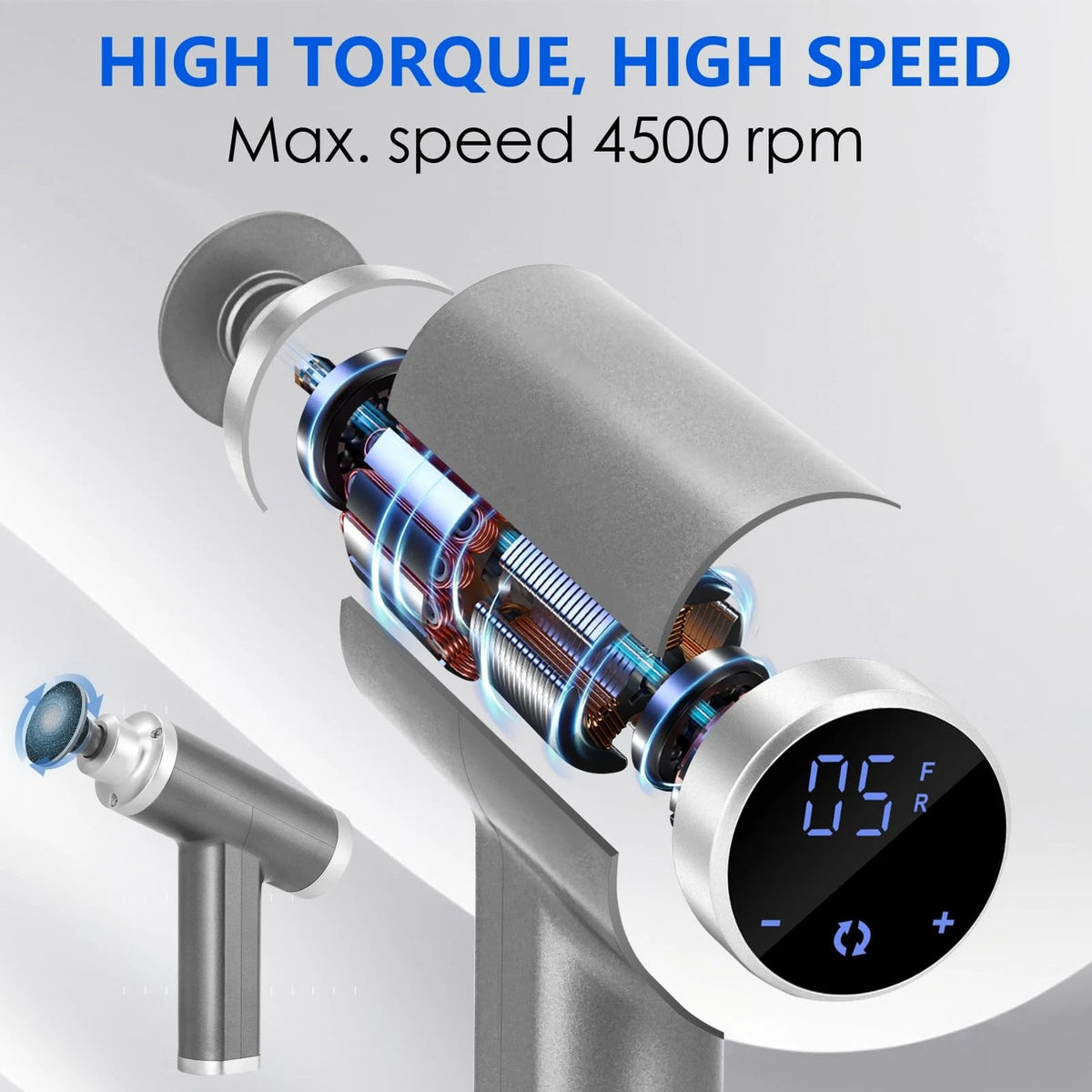 Electric Callus Remover for Feet (Adjustable Speed, 4500rpm)