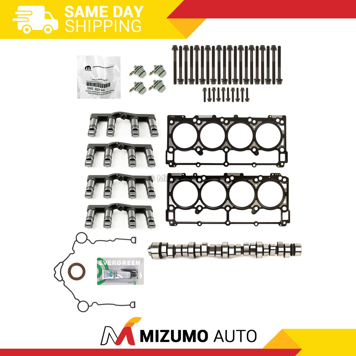 Non-MDS Camshaft Bolts Kit for Dodge Ram 2500 3500 5.7L Hemi (2005–2008) MA-9761291890