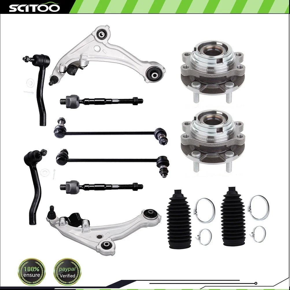 Front Control Arm with Ball Joints & Tie Rod End for Nissan Altima (2013)
