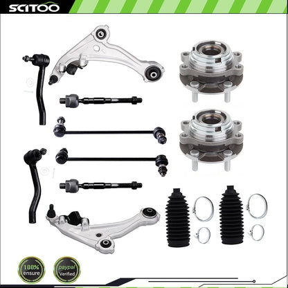 Front Control Arm with Ball Joints & Tie Rod End for Nissan Altima (2013)