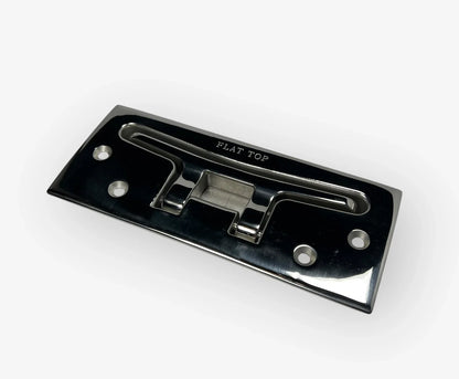 Flat-Top Cleats 10in for - Stainless Steel, Heavy Duty