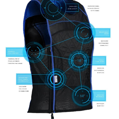 Evaporative Cooling Shirt for Motorcycle (Sports)