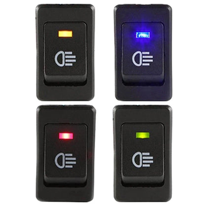 Set of 4 Rocker Switches ASW17D 12V 35A ON OFF 2 Position LED