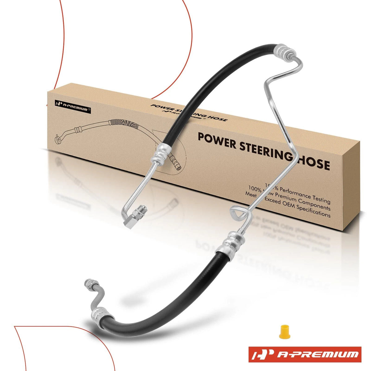 Power Steering Pressure Line Hose Assembly for Ford E-450 Super (2004–2010) - 6C2Z3A717D, 6C2Z3A717DA, 3404154
