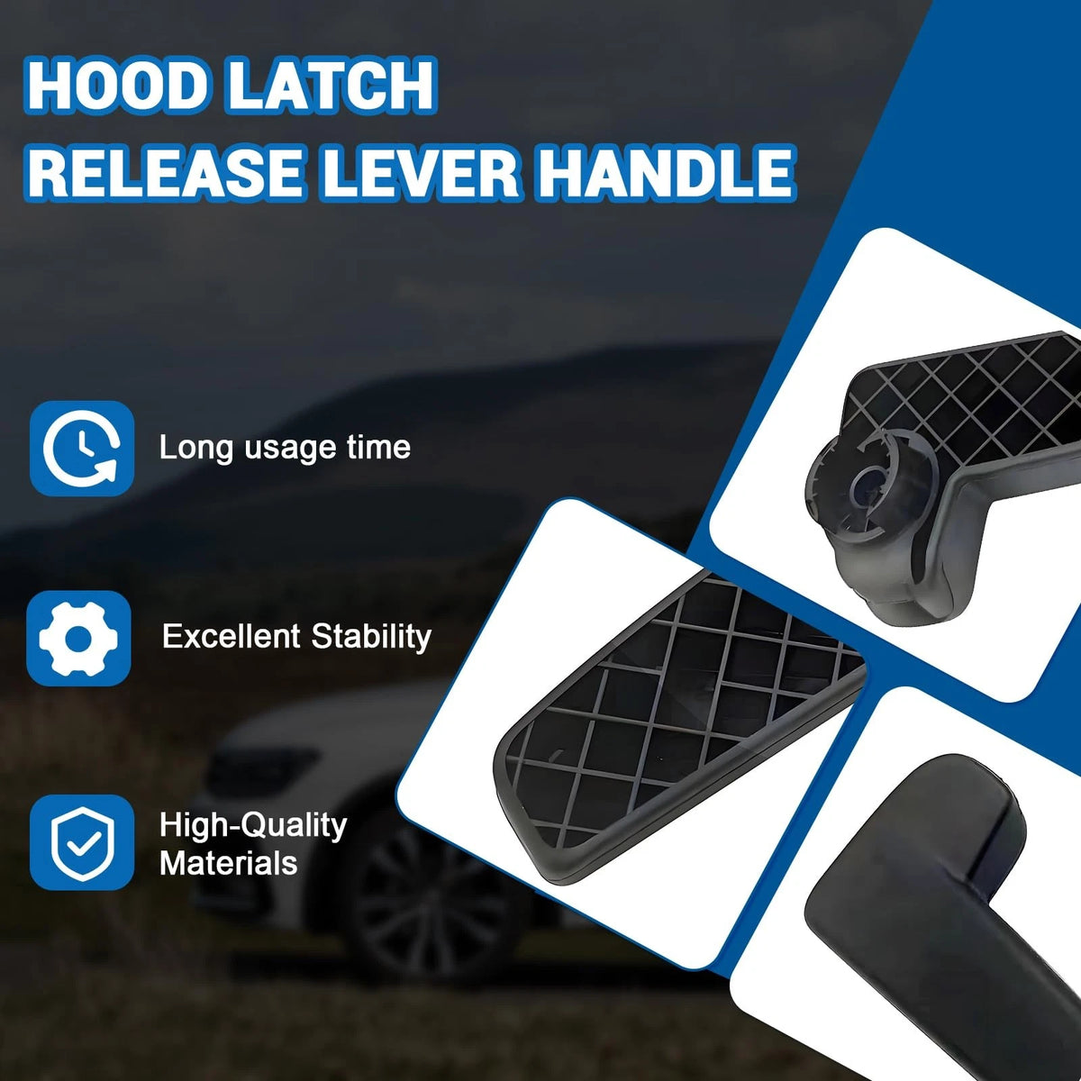 Hood Latch Release Lever Handle for VW Tiguan (2018–2021)