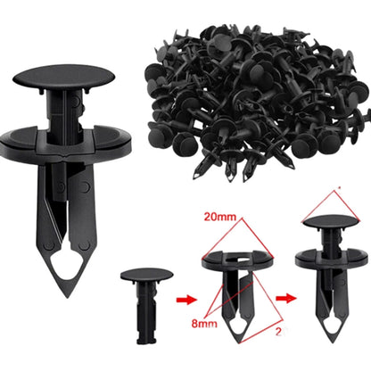120PCS Bumper Clips Retainer Fasteners for Ford (Car Retainer Clips & Fasteners)
