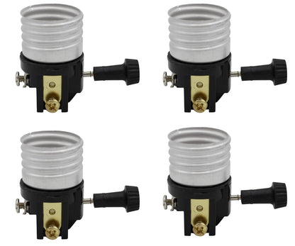 8 Pack 3 Way Socket Replacement for Medium Base Lamps (Interior Only)