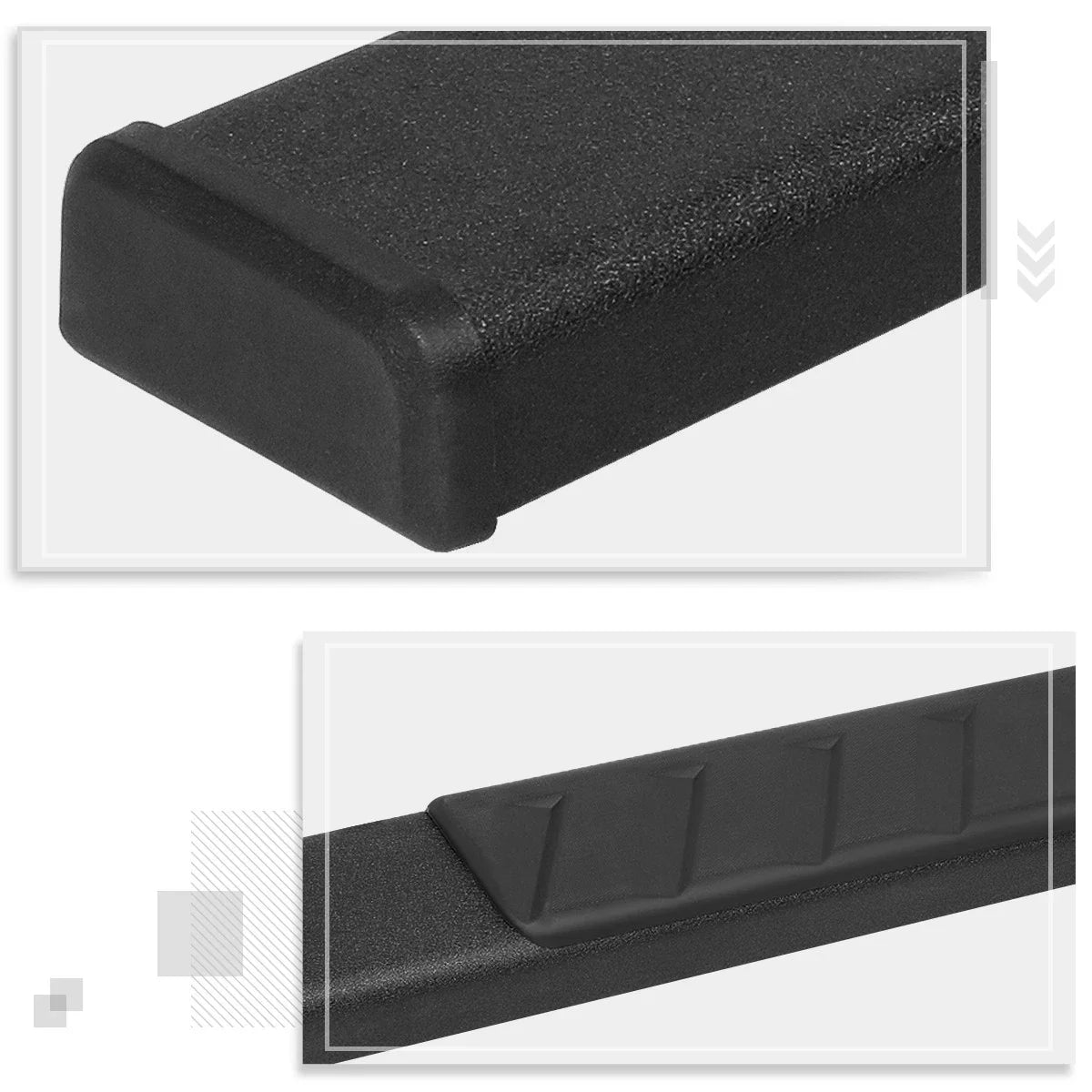 Set of 2 Side Step Nerf Bars for Dodge RAM 1500-3500 Crew Cab (2009–2024)
