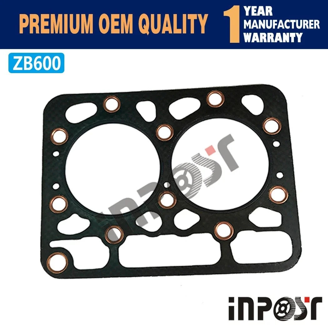 Overhaul Full Head Gasket Set Kit for Kubota B4200 (Z600, ZB600)