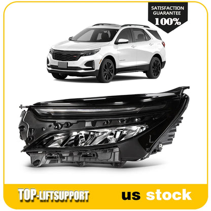 Left Full LED Black Headlight for Chevrolet Equinox (2022–2024)