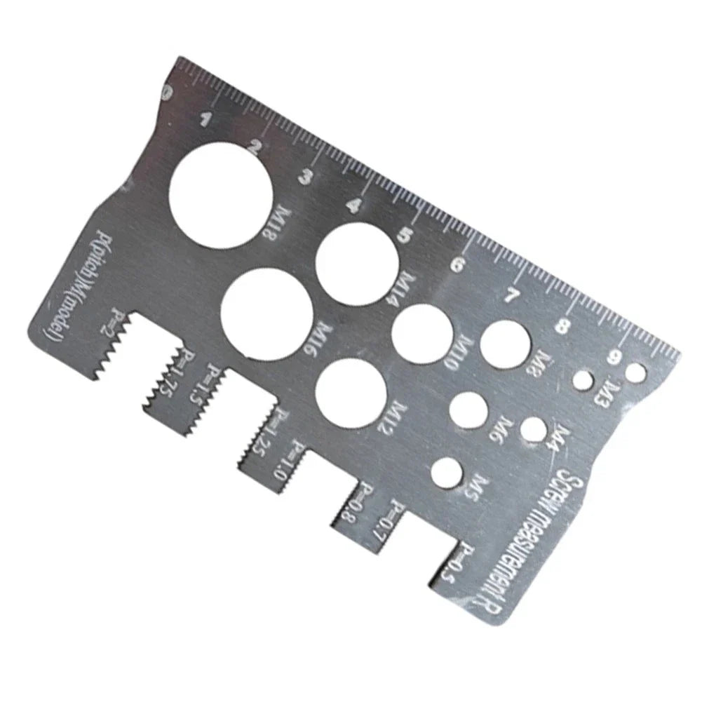 Stainless Steel Thread Gauge Kit for Home and Workshop