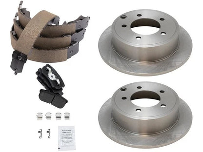 Brake Pad Rotor and Parking Brake Kit for Mitsubishi Lancer (2008–2013) 18515MRYH