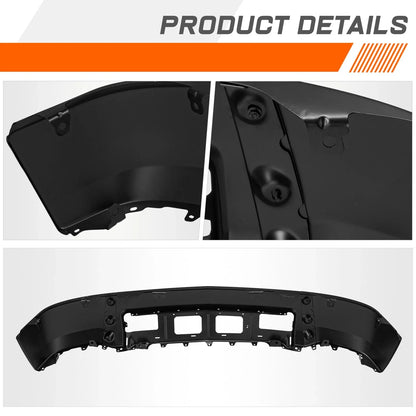 Front Bumper Face Bar for Chevy Silverado 1500 (2014–2015) w/o Fog Lights
