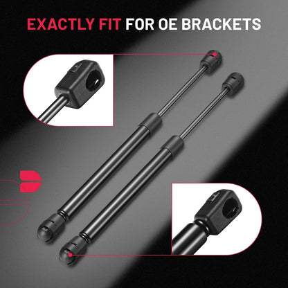 2X Gas Struts for Truck Pickup Topper Door (12", 13Lb/58N)