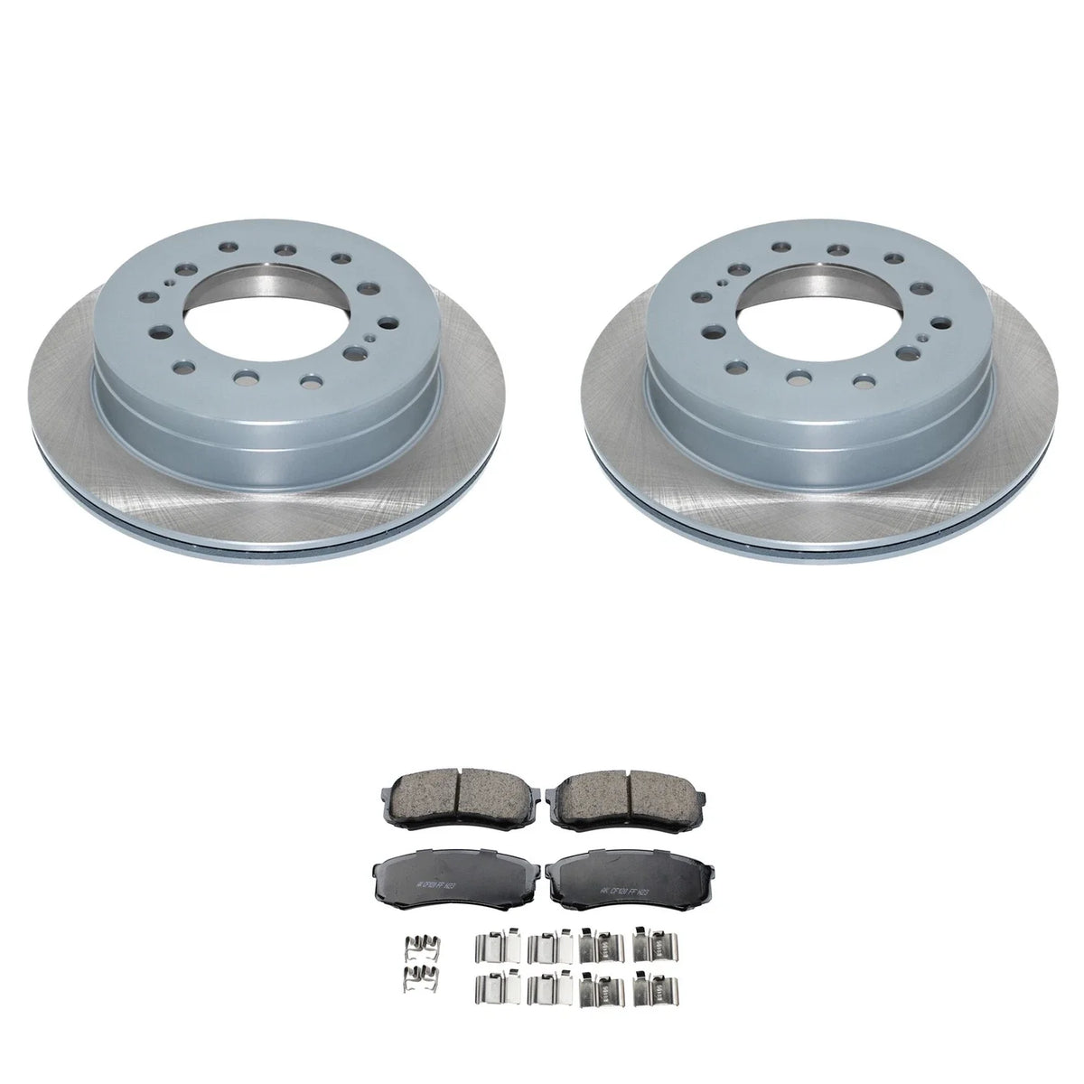 DuraGo Rear Rotors & Akebono ProACT Ceramic Brake Pads Kit for GX470 2003–2009