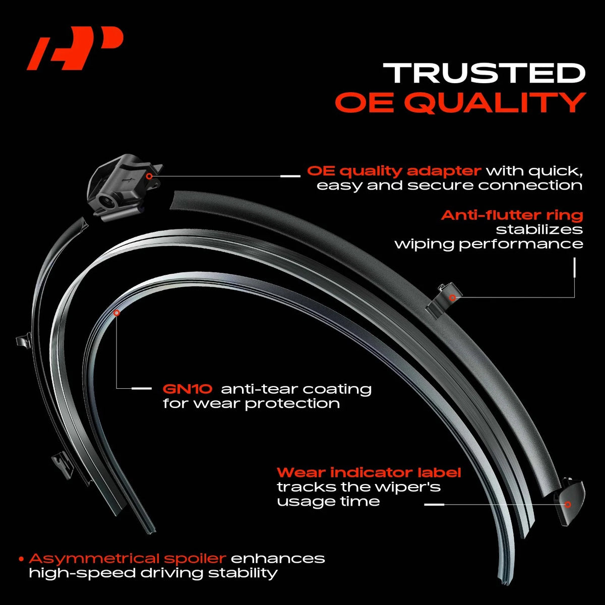 2X Front 28" & 21" Windshield Wiper Blades for BMW i3 I01 (2014–2021)