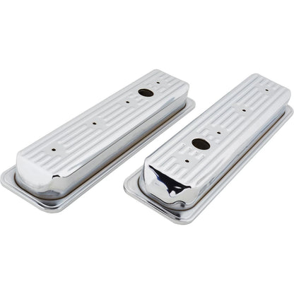 Chrome Centerbolt Valve Covers for Chevy Small Block (1987–Present) 91017180