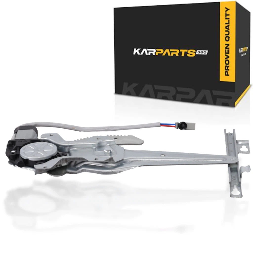 Window Regulator for Acura EL (1997–2000) Rear Driver Side, Power, 2-Pins, CLX-M0-USA-JH491730-CLA1, HO1550114