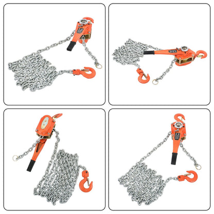 Lever Block Chain Hoist 6600lb Capacity 20ft Lifter