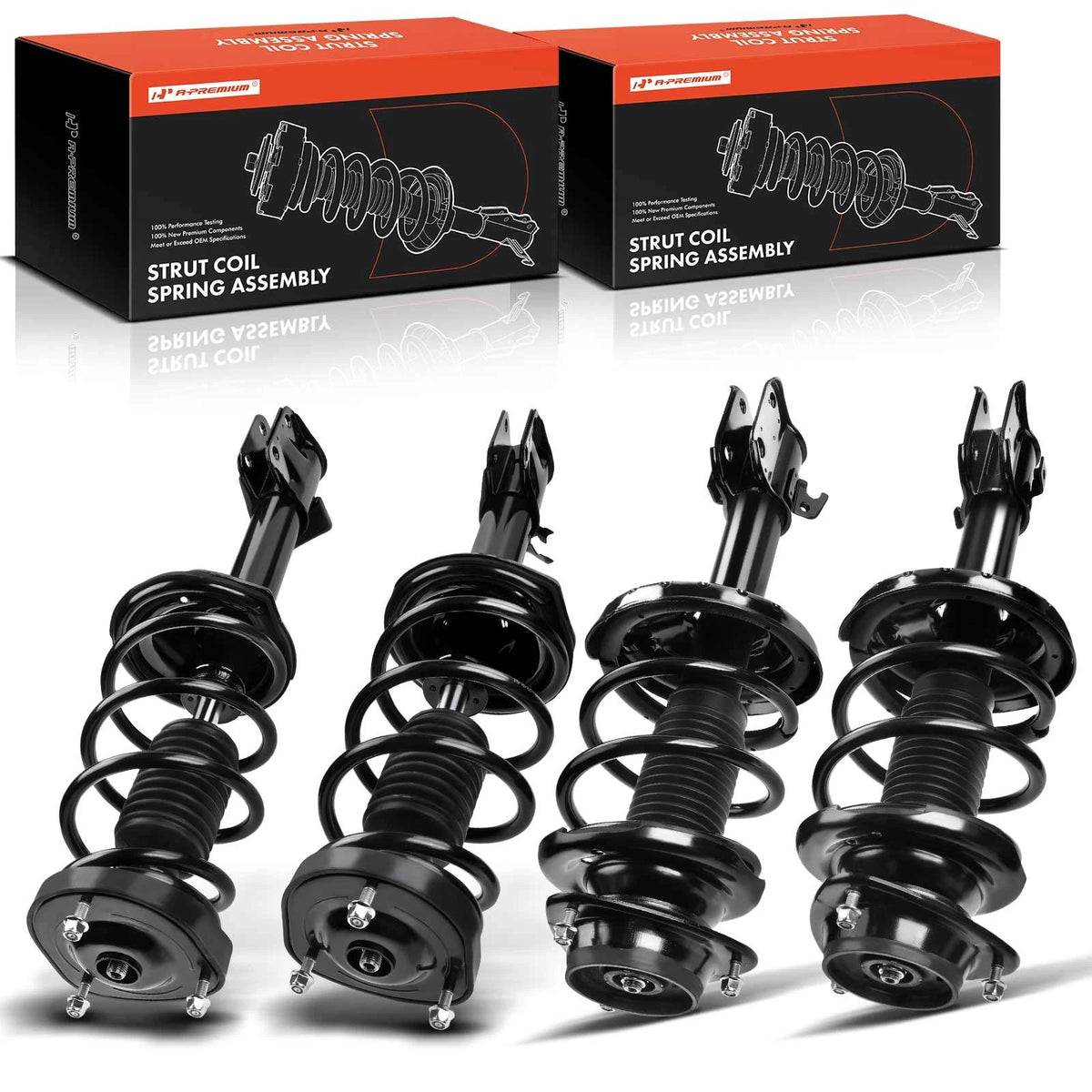 Set of 2 Strut and Coil Spring Assembly for Subaru Impreza (2004–2007) 172414, 172415, 172439, 172440