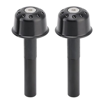 CNC Black Handlebar Ends for Kawasaki Vulcan S 650, Z650RS, Z900RS (A9)