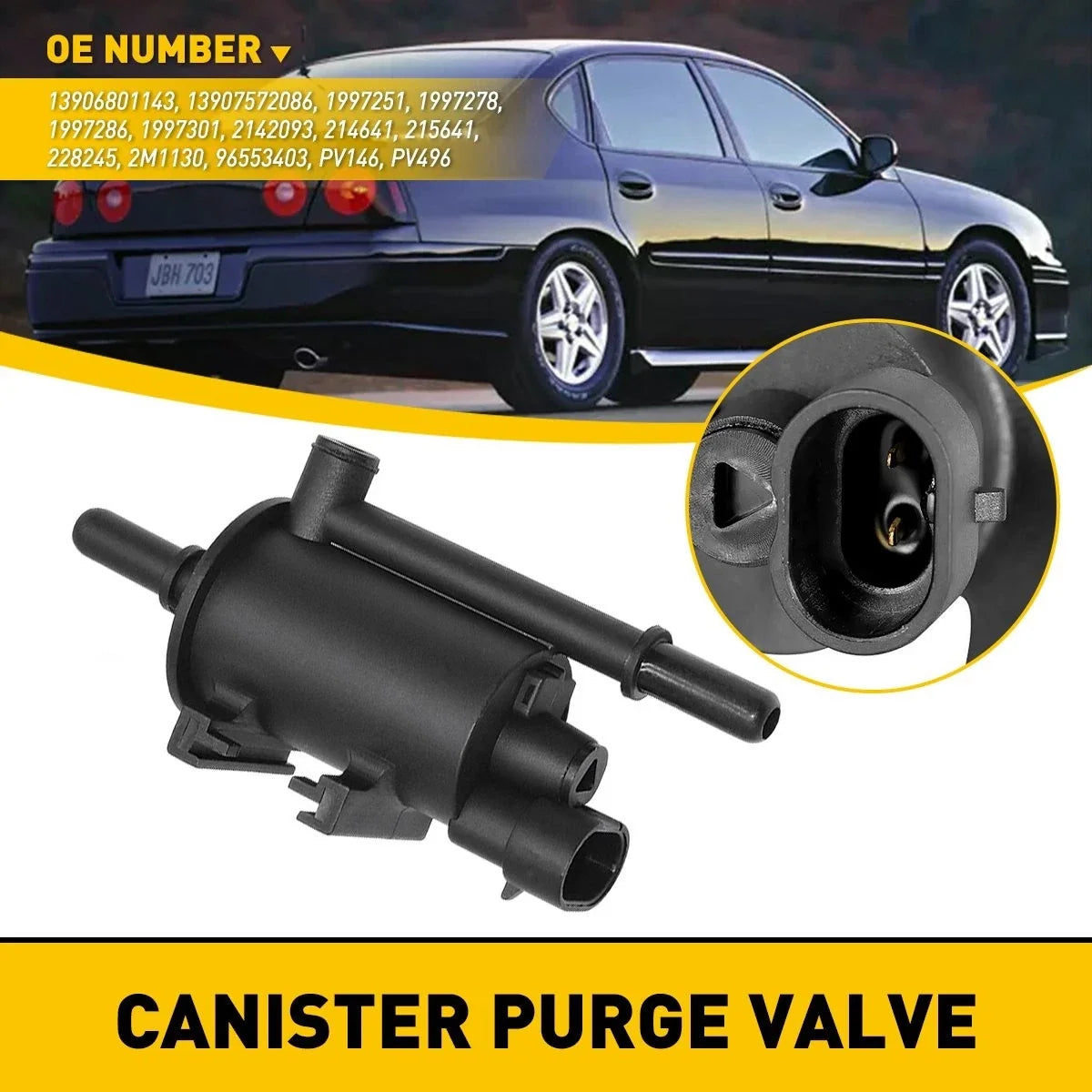 EVAP Canister Valve Solenoid Purge 12569751 for Buick Chevrolet (1997–2005)
