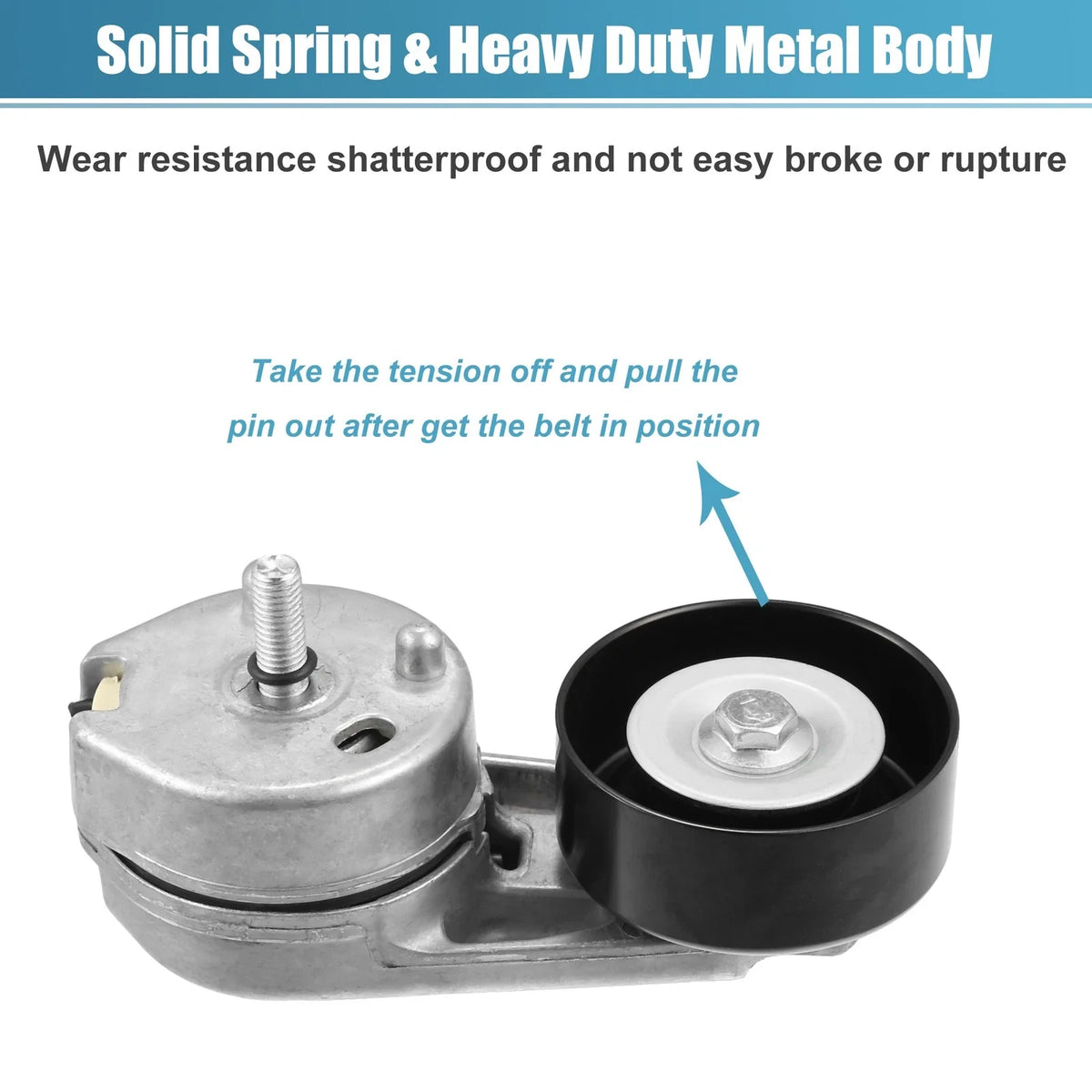 Belt Tensioner Pulley Assembly No. 1X4Z6B209AA for Ford Escape (2005–2008)
