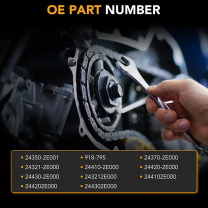 CVVT Timing Chain Kit for Hyundai Elantra GT 2.0L (2014–2020) & Kia Forte (2014–2019)