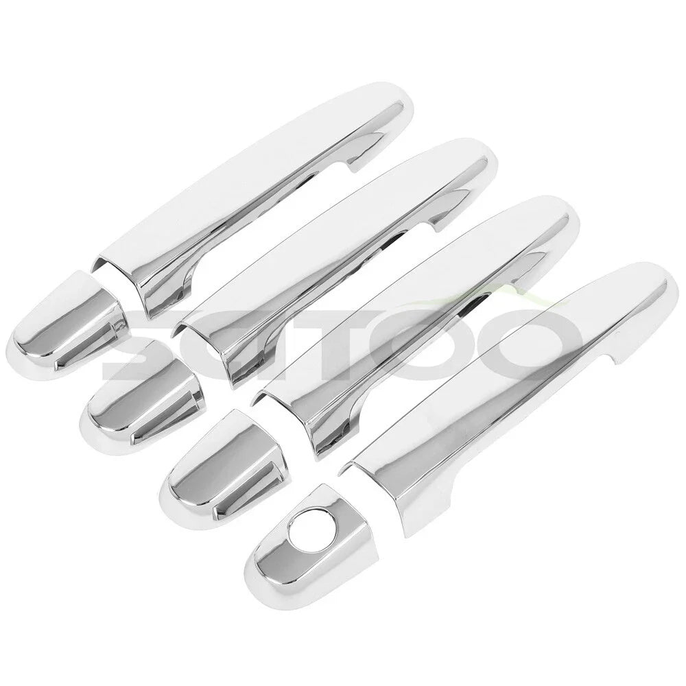 Set of 4 Door Handle Covers for Toyota Corolla (2003–2013) Chrome