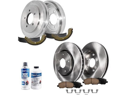 Set of 4 Brake Pad Rotor and Drum Kit for Chrysler Sebring (2010–2010) 82814RWCS