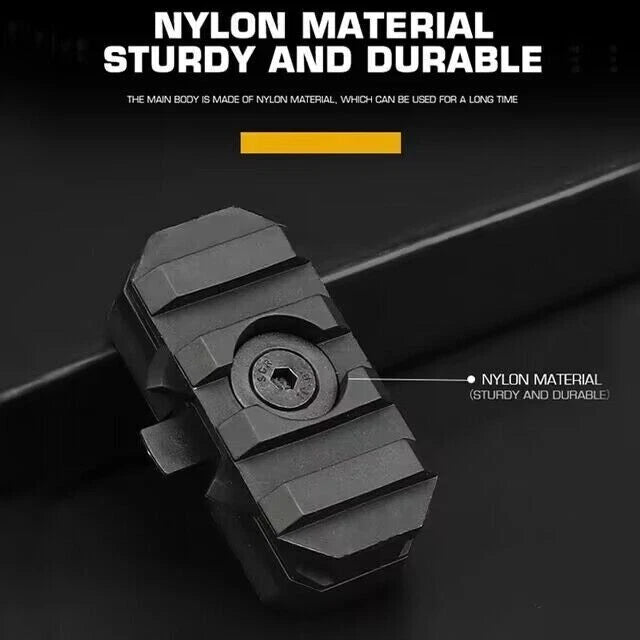 2X Tactical Helmet Side Rail Mount Adapter 360 Degree Rotation