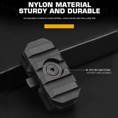 2X Tactical Helmet Side Rail Mount Adapter 360 Degree Rotation