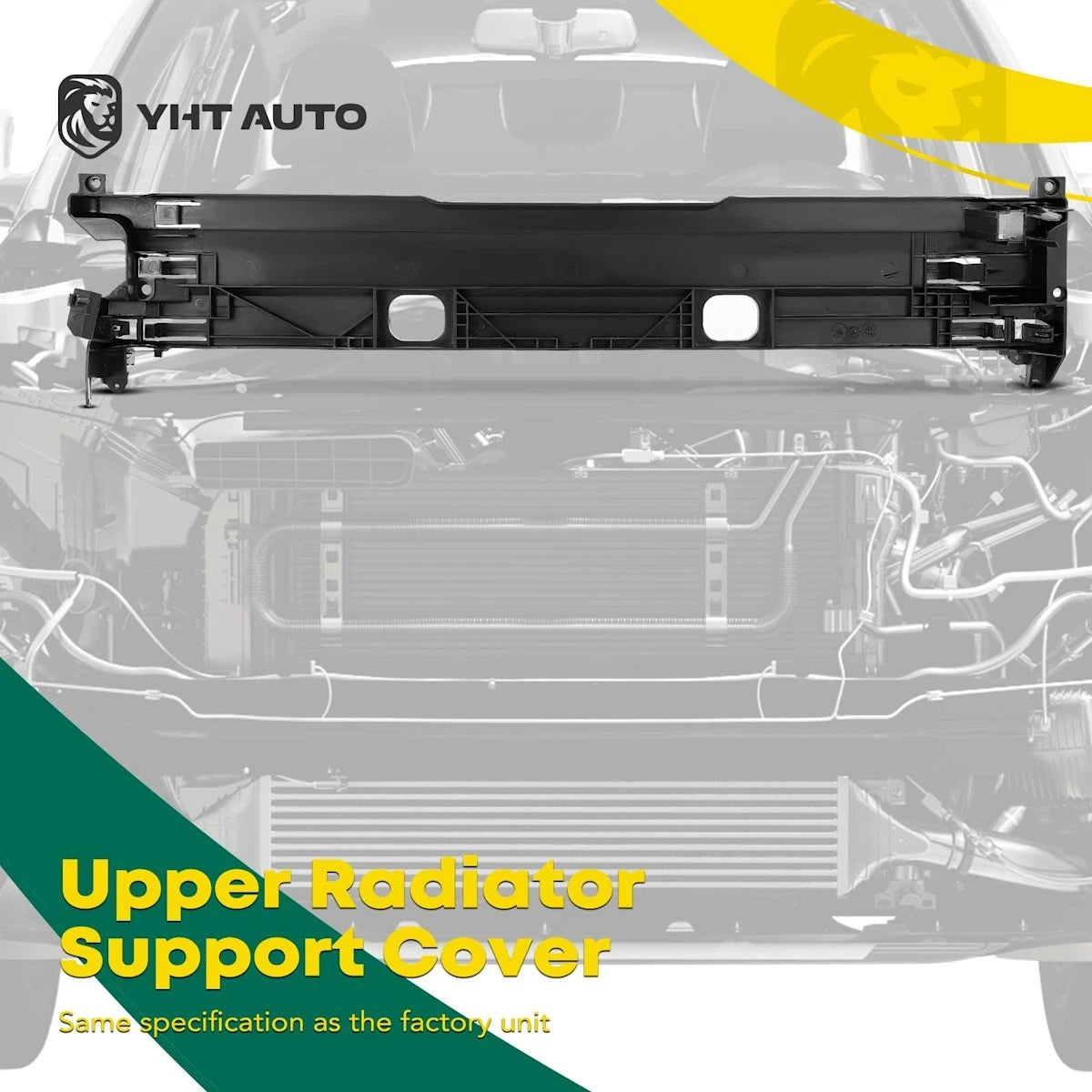 Radiator Support for BMW 650i xDrive Gran Coupe 550i GT 528i (2010–2019) 18046249, 17117573265
