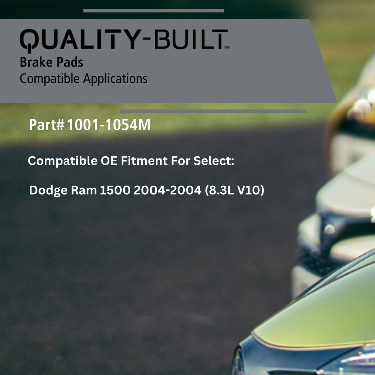 Semi-Metallic Brake Pads for Dodge Ram 1500 (2004)