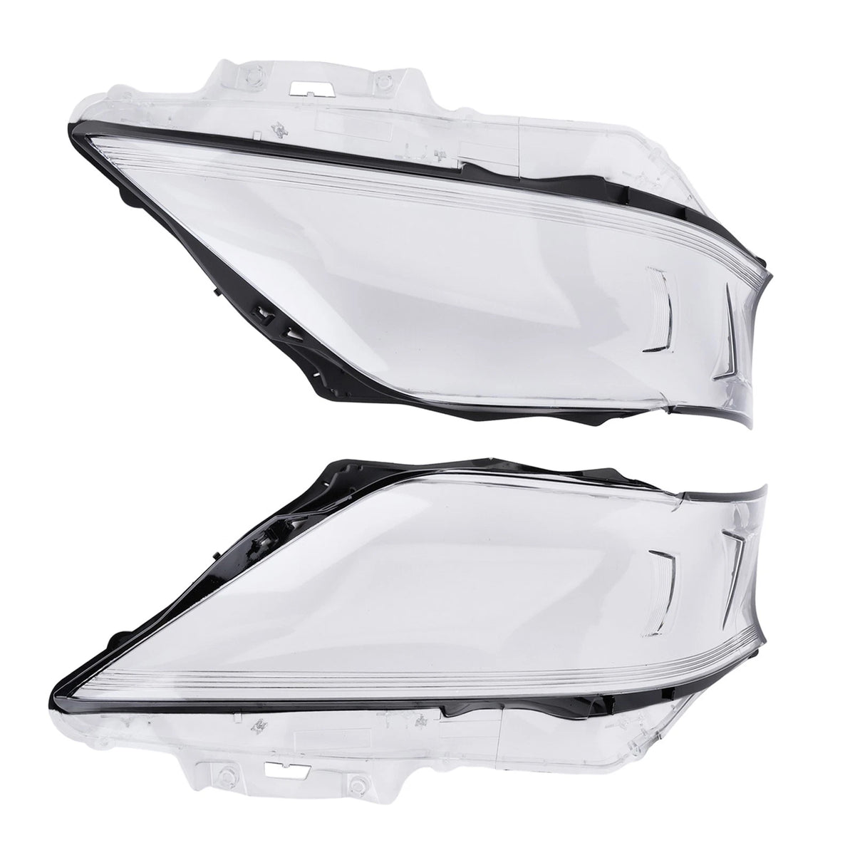 Pair Headlight Lens for Lexus RX350 RX450h (2012–2015) Clear Cover