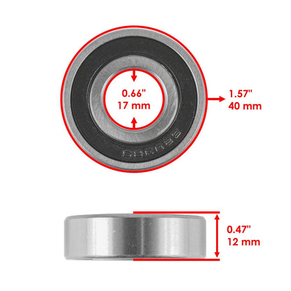 Belt Retainer & Bearing for Hayter 455 E (ZE200+BR112 - MD)