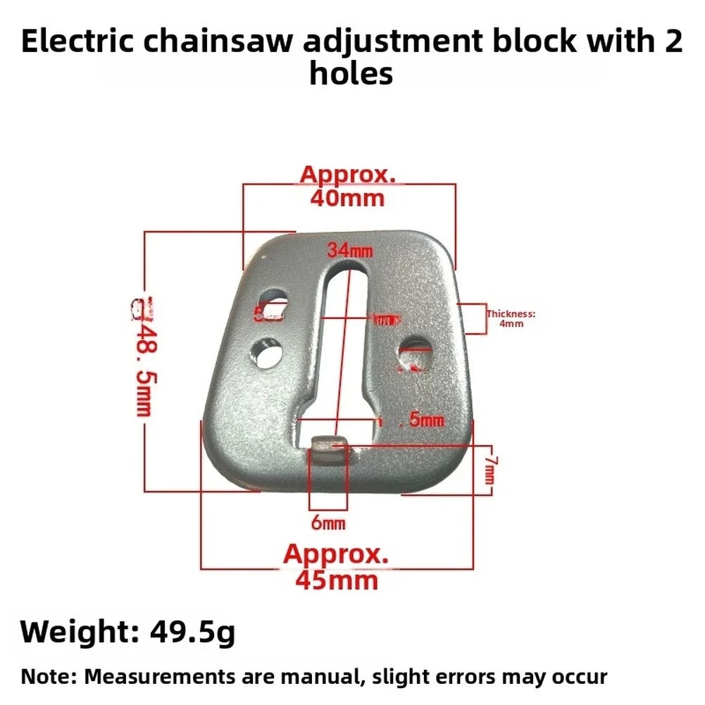 Chainsaw Tensioner Adjustment Block for Precision 40mm x 68g