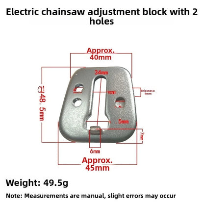 Chainsaw Tensioner Adjustment Block for Precision 40mm x 68g