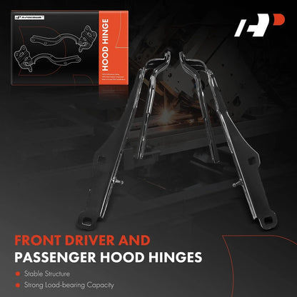 2X Front Hood Hinges for Chrysler 300 Dodge Charger (2011–2022)