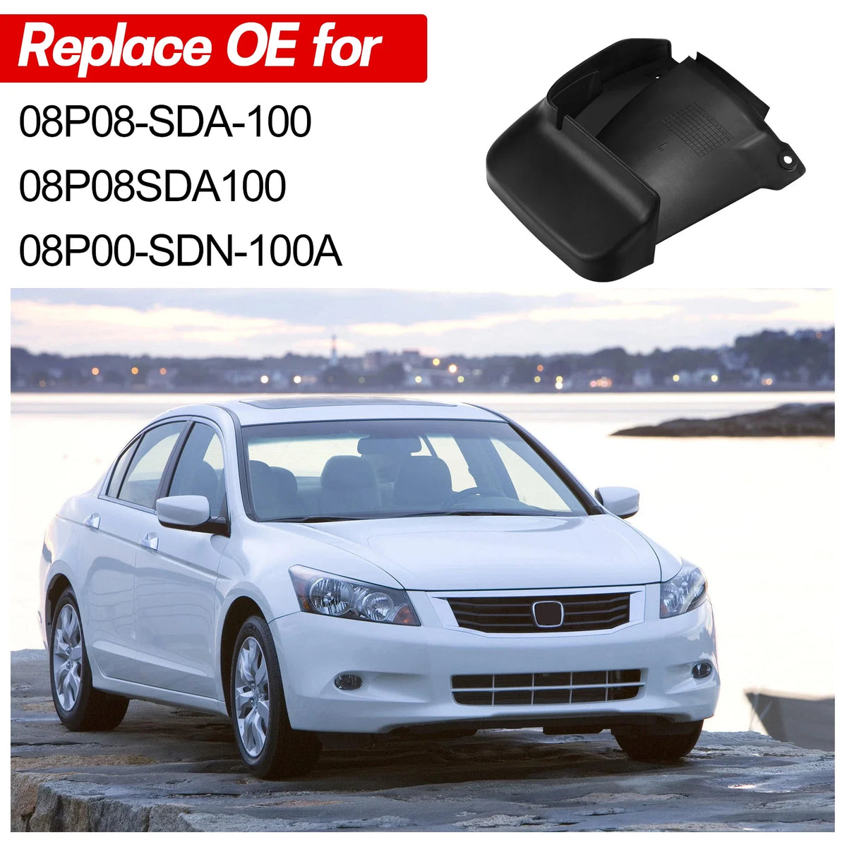 Mud Flaps Guards for Honda Accord Sedan 2003–2005 (2.4L, 3.0L) Front Rear 4PCS