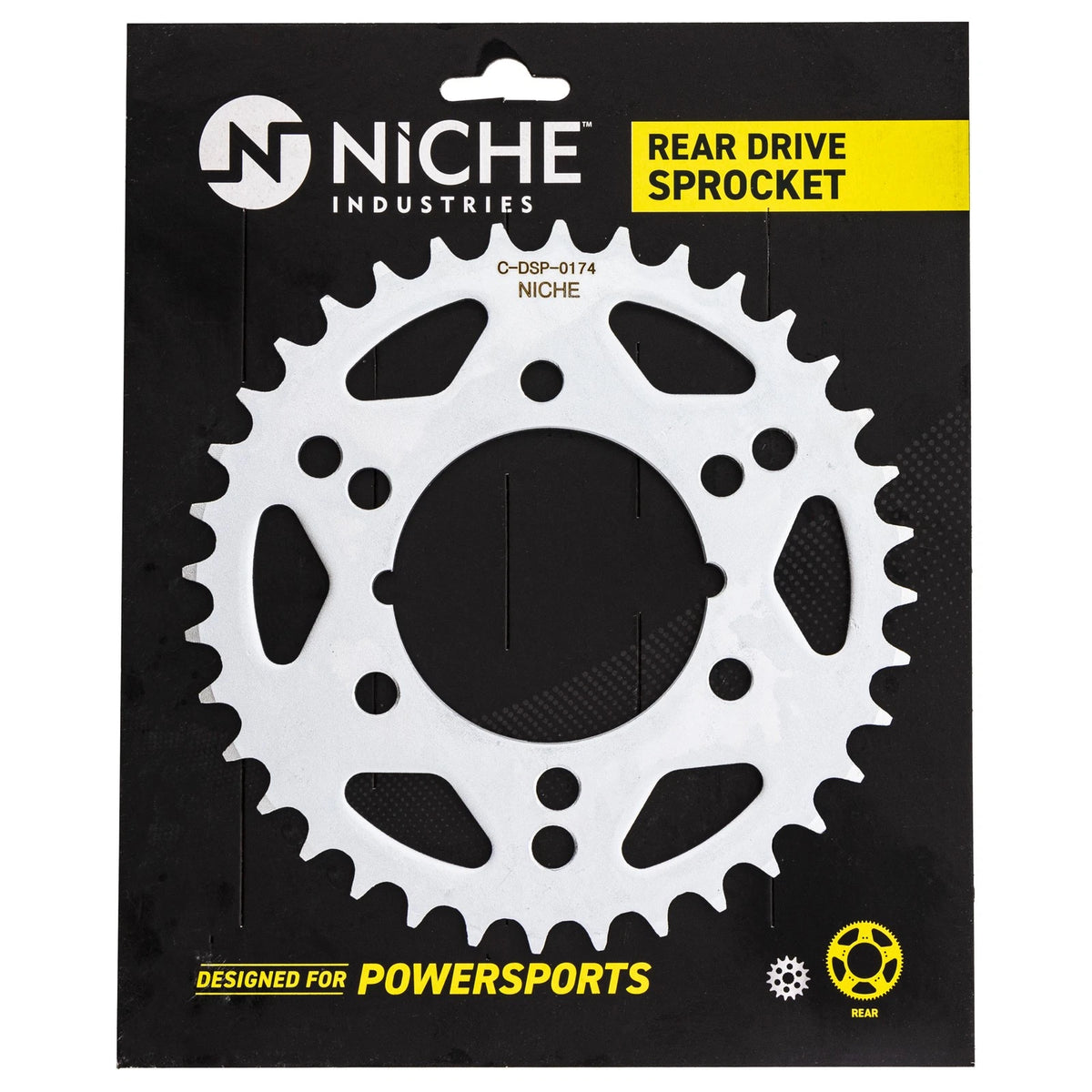Sprocket Chain Set 11/36 Tooth for Polaris Trail Blazer 250 (1999–2006) MK1004024, 519-KCS0496K-K001